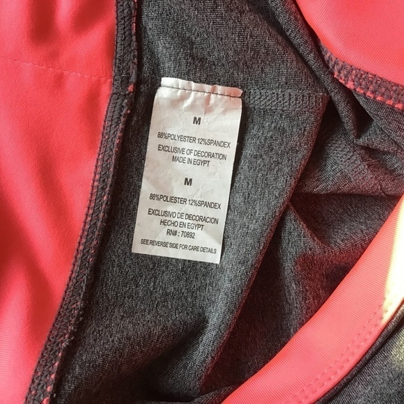 LAYER 8 WORKOUT PANTS SIZE MEDIUM GREY & HOT PINK - Picture 6 of 6